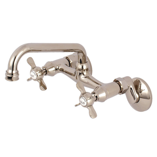 Essex Wall Mount Kitchen Faucet in Polished Nickel