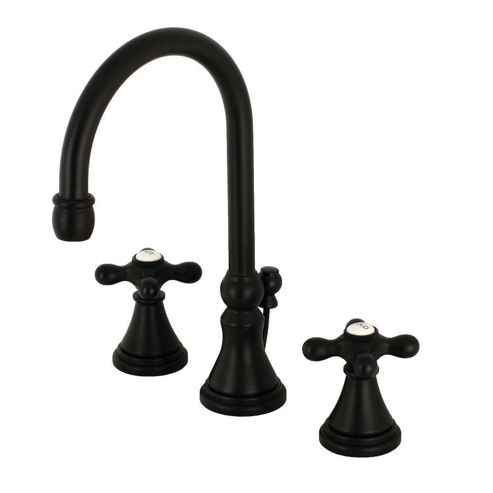 Governor Widespread Bathroom Faucet in Matte Black
