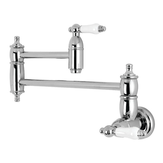 Restoration Pot Filler Faucet in Polished Chrome