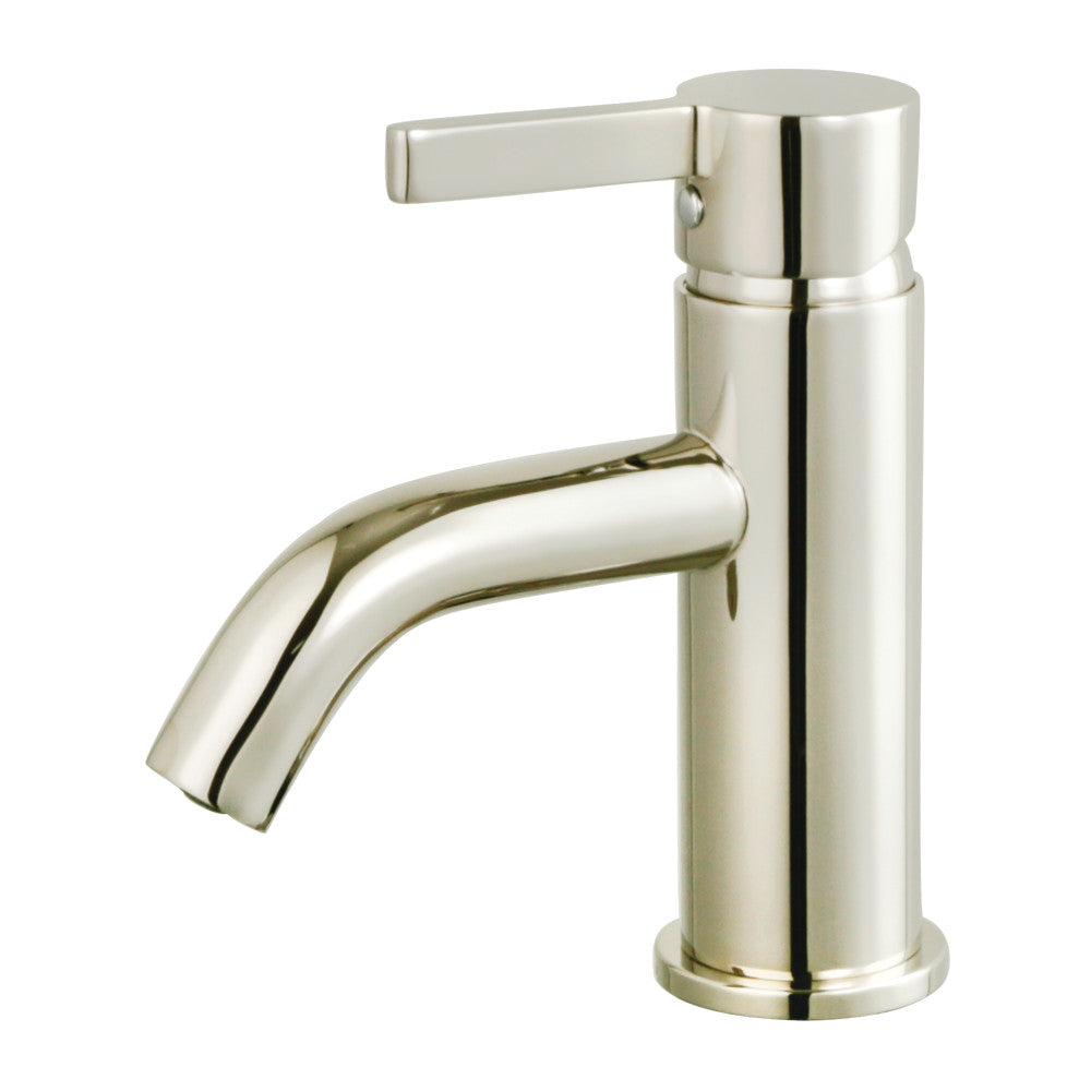 Continental Single-Hole Bathroom Faucet in Polished Nickel