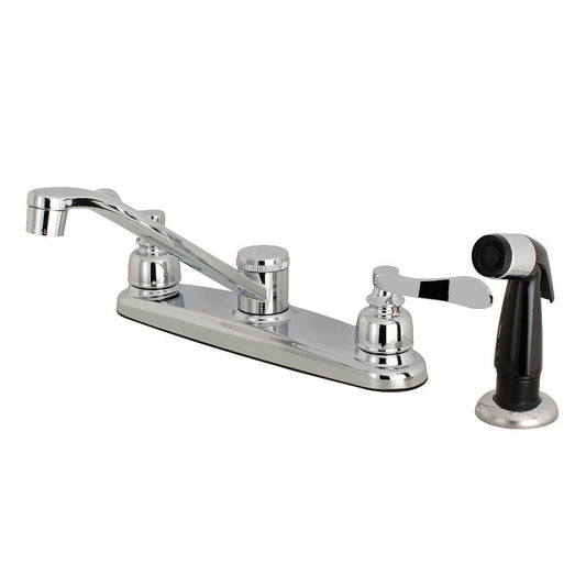 NuWave French Centerset Kitchen Faucet in Polished Chrome