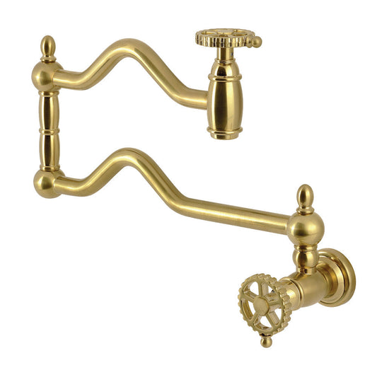 Fuller Pot Filler Faucet in Brushed Brass