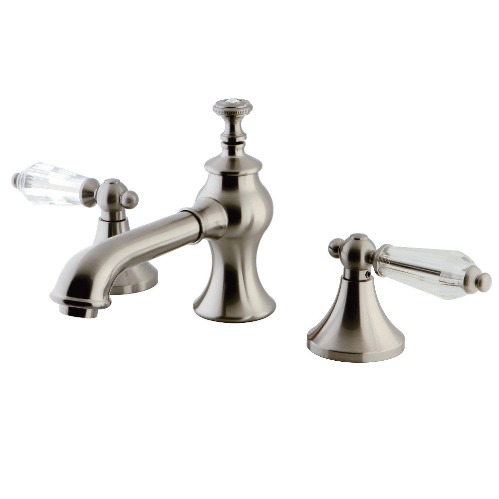 Wilshire Widespread Bathroom Faucet in Brushed Nickel