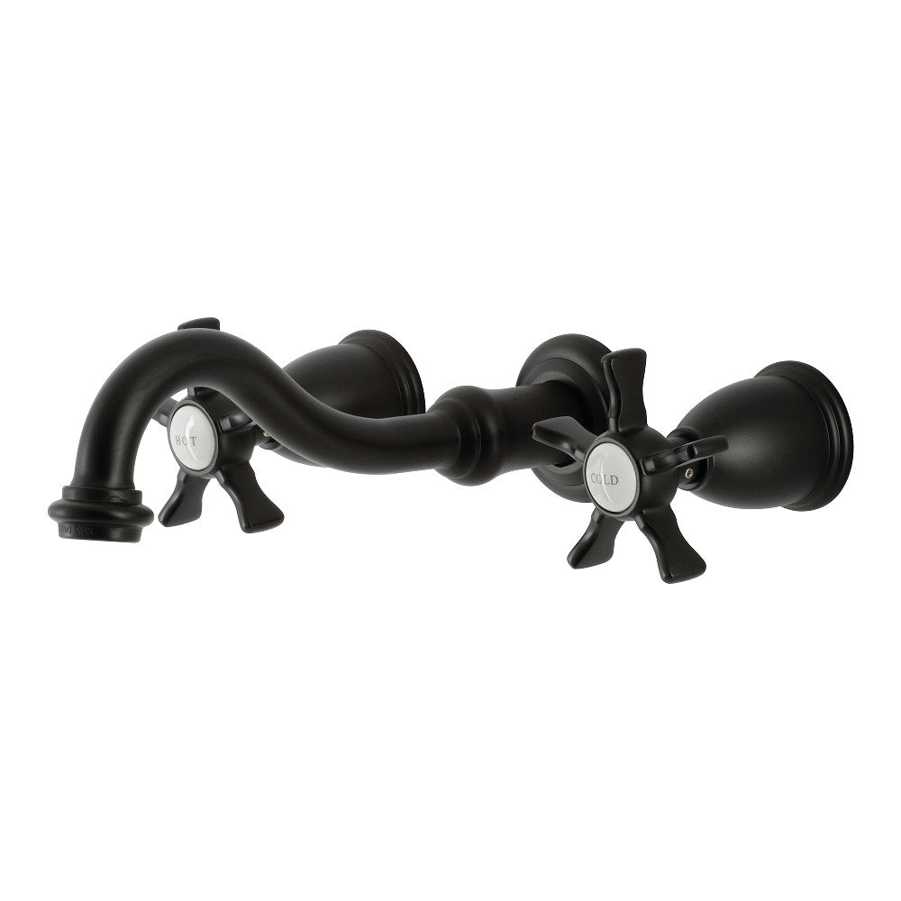 Hamilton Wall-Mount Bathroom Faucet in Matte Black
