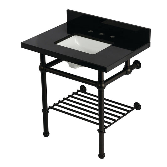 Templeton 30 Inch Console Sink in Oil Rubbed Bronze