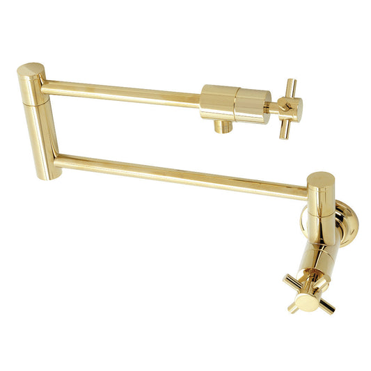 Concord Pot Filler Faucet in Polished Brass