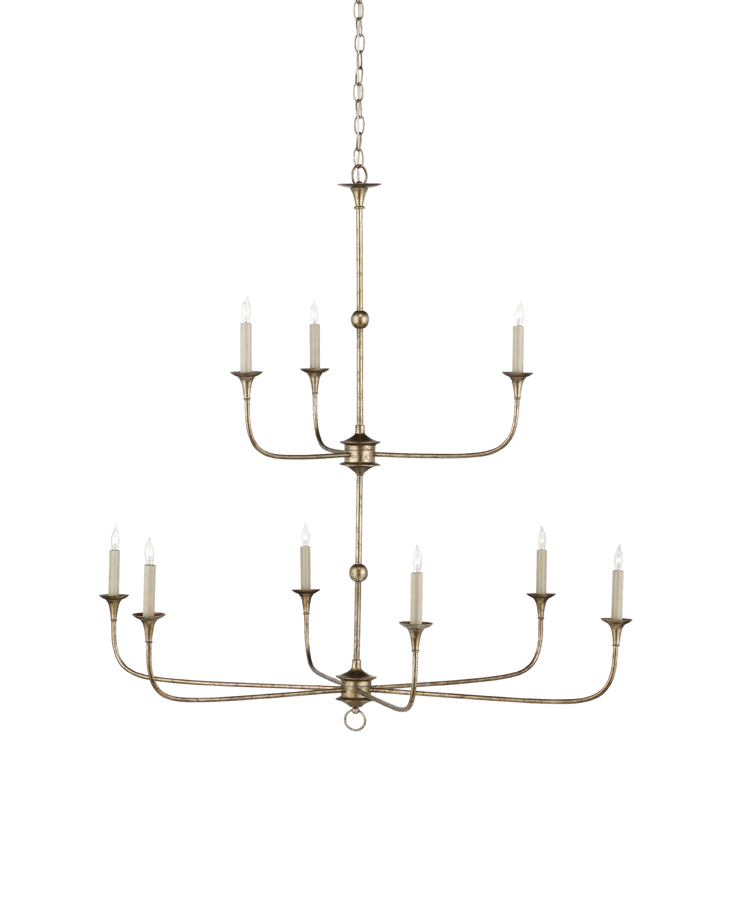 Nottaway Bronze Large Two-Tier Chandelier