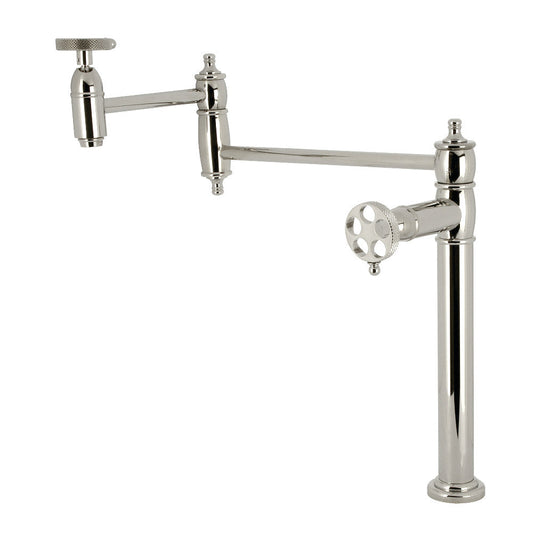 Webb Pot Filler Faucet in Polished Nickel