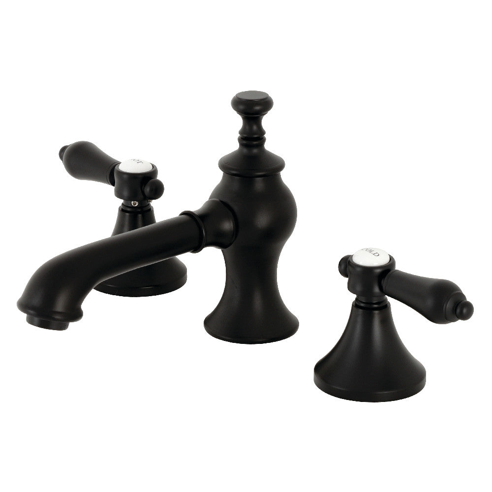 Heirloom Widespread Bathroom Faucet in Matte Black