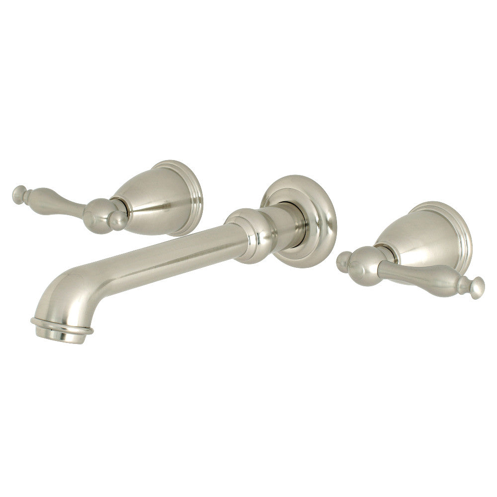 Naples Wall-Mount Bathroom Faucet in Brushed Nickel