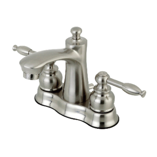 Knight 4 Inch Centerset Bathroom Faucet in Brushed Nickel