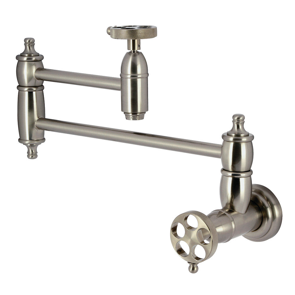 Wendell Pot Filler Faucet in Brushed Nickel