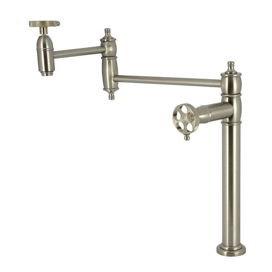 Wendell Pot Filler Faucet in Brushed Nickel