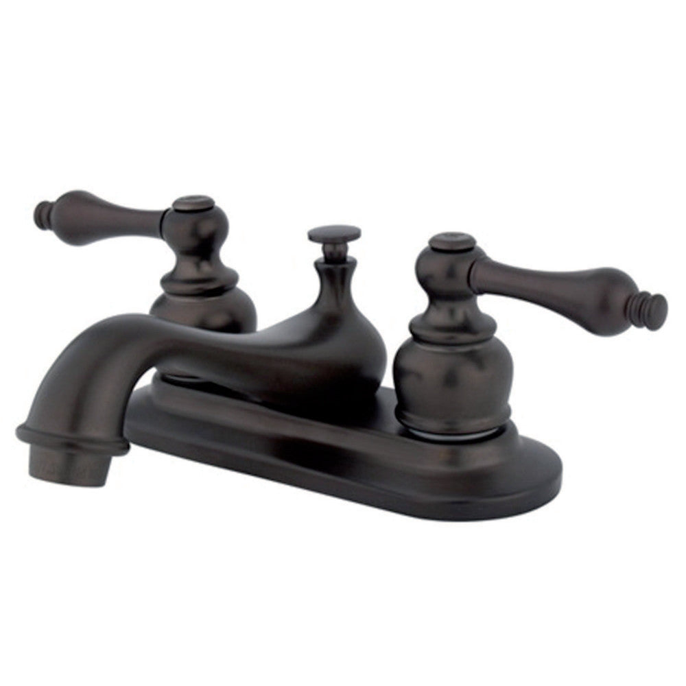 Restoration 4 Inch Centerset Bathroom Faucet in Oil Rubbed Bronze