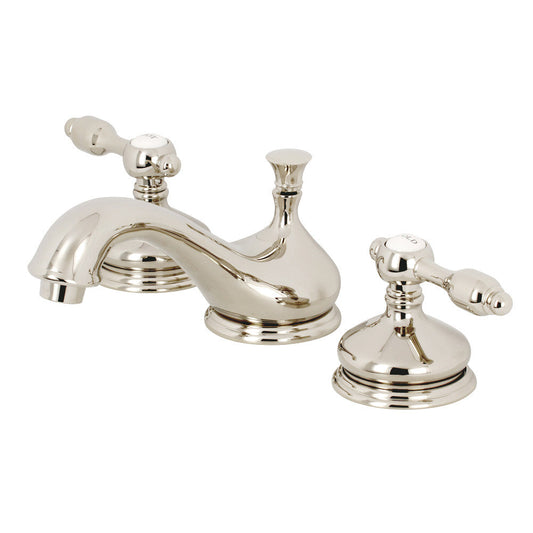 Tudor Widespread Bathroom Faucet in Polished Nickel