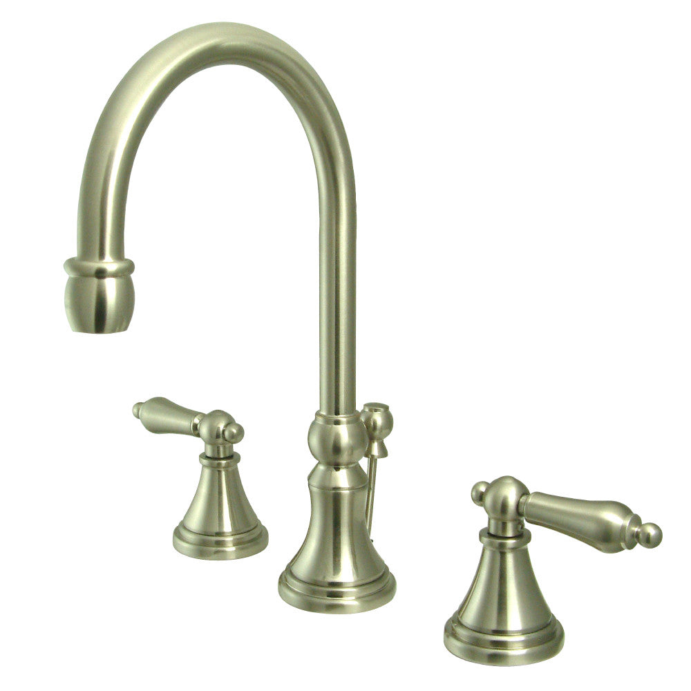 Governor Widespread Bathroom Faucet in Brushed Nickel