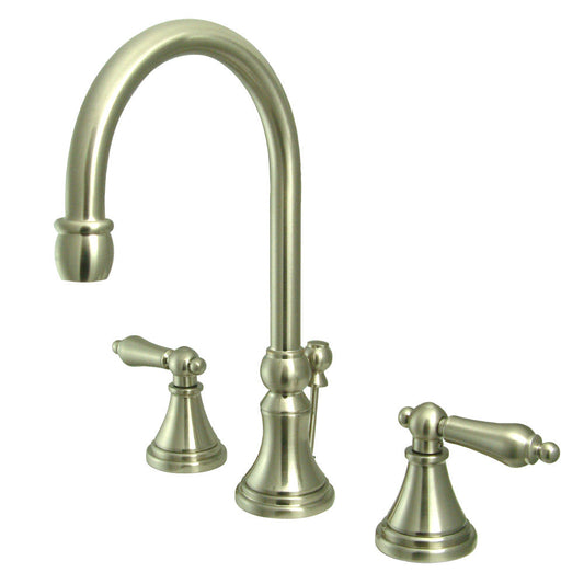 Governor Widespread Bathroom Faucet in Brushed Nickel