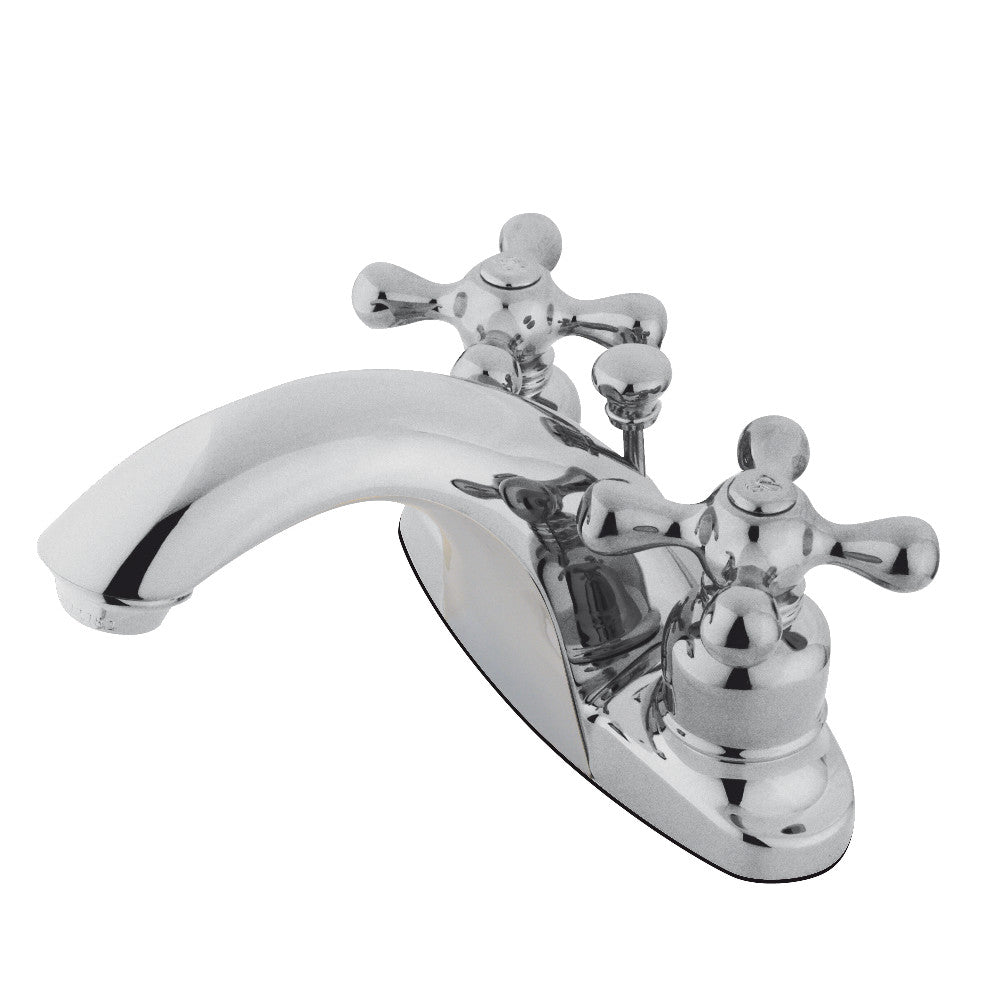 English Country 4 Inch Centerset Bathroom Faucet in Polished Chrome