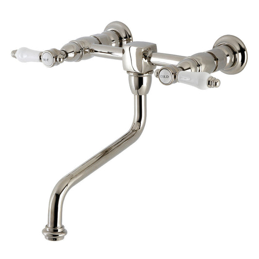 Bel-Air Wall-Mount Bathroom Faucet in Polished Nickel
