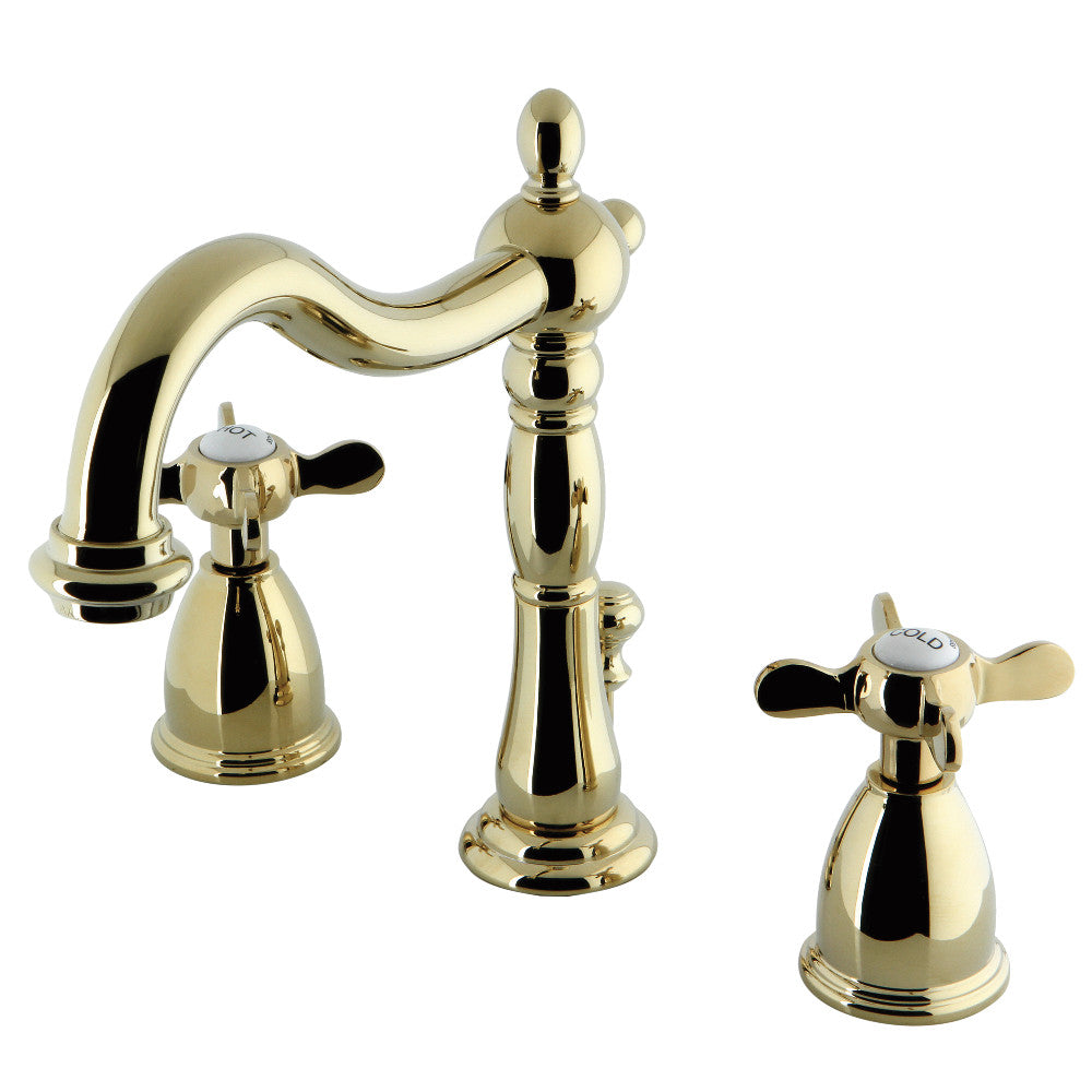 Essex Widespread Bathroom Faucet in Polished Brass