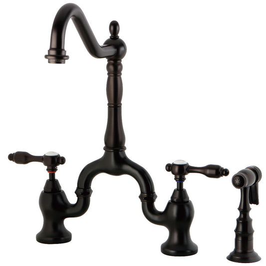 Tudor Bridge Kitchen Faucet in Oil Rubbed Bronze