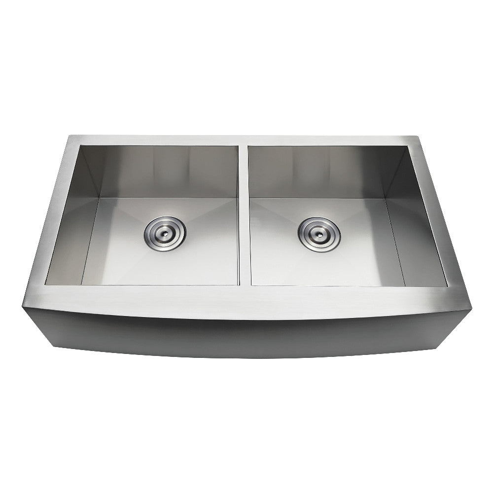 Uptowne 36 Inch Farmhouse Kitchen Sink in Brushed Stainless