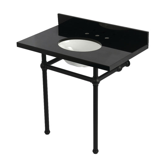 Templeton 36 Inch Console Sink in Black