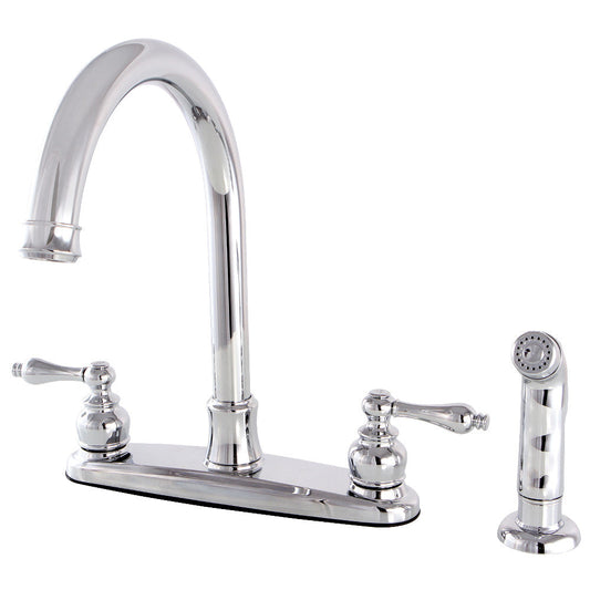 Victorian Centerset Kitchen Faucet in Polished Chrome