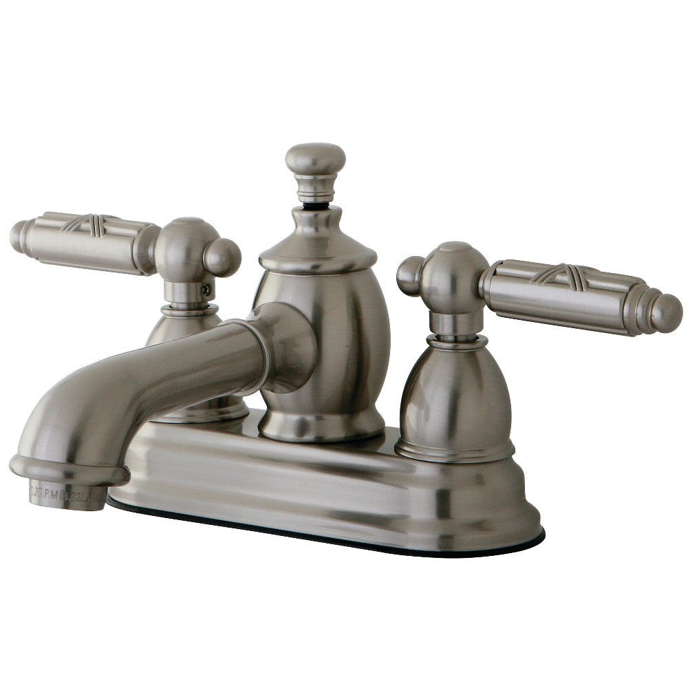 Georgian 4 Inch Centerset Bathroom Faucet in Brushed Nickel