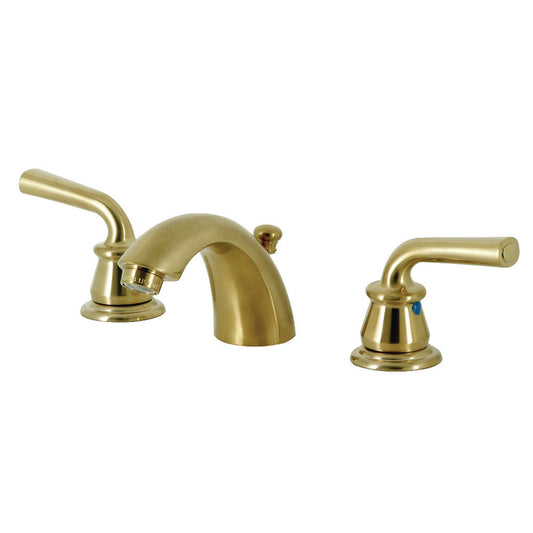 Restoration Mini-Widespread Bathroom Faucet in Brushed Brass