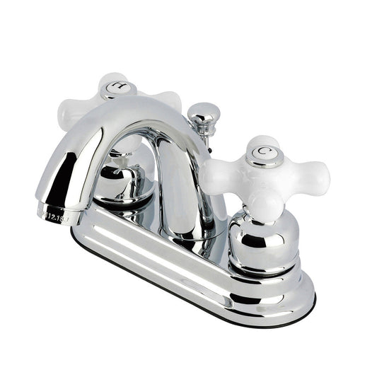 Restoration 4 Inch Centerset Bathroom Faucet in Polished Chrome