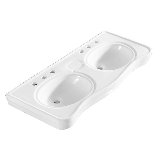 Imperial 47.44 Inch Console Sink in White