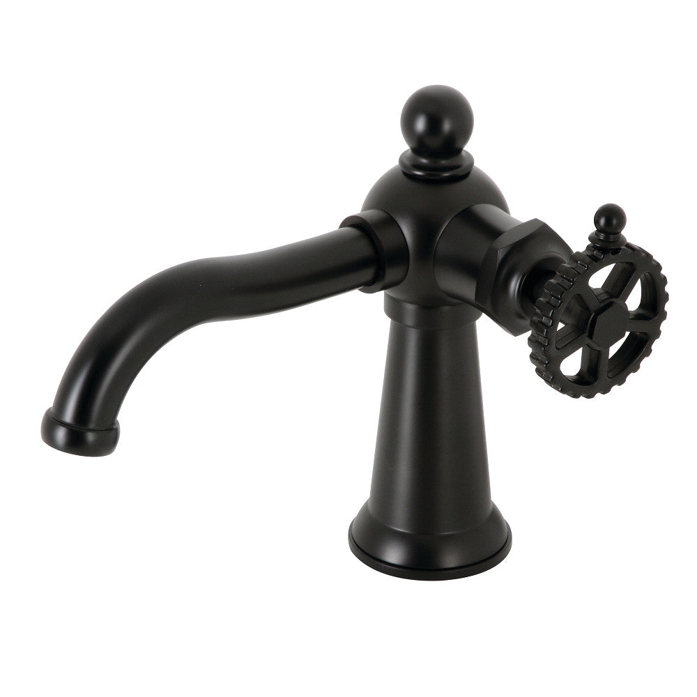 Fuller Single-Hole Bathroom Faucet in Matte Black