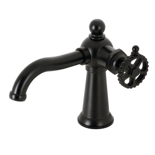 Fuller Single-Hole Bathroom Faucet in Matte Black