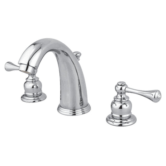 Vintage Widespread Bathroom Faucet in Polished Chrome