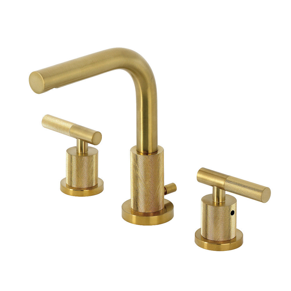 Convergent Widespread Bathroom Faucet in Brushed Brass