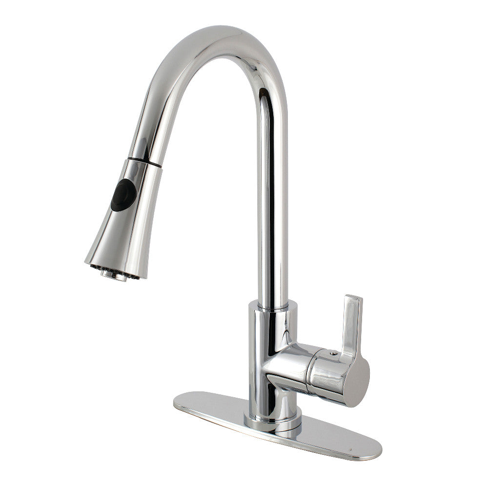 Continental Pull-Down Kitchen Faucet in Polished Chrome