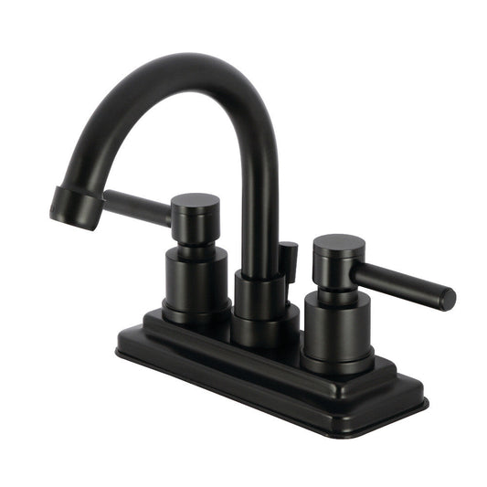 Concord 4 Inch Centerset Bathroom Faucet in Matte Black
