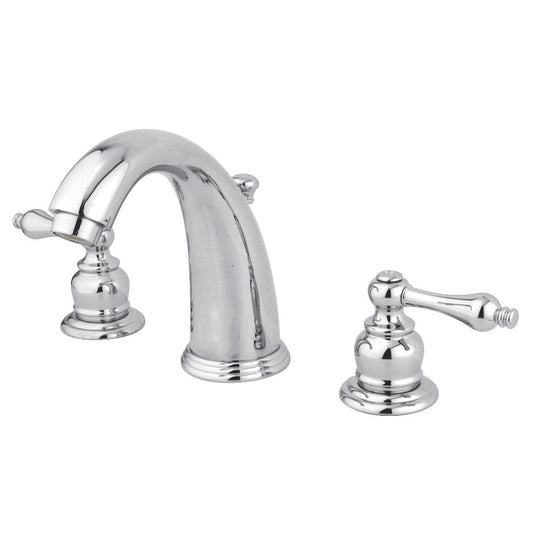 Victorian Widespread Bathroom Faucet in Polished Chrome