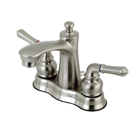 Naples 4 Inch Centerset Bathroom Faucet in Brushed Nickel