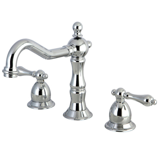 Heritage Widespread Bathroom Faucet in Polished Chrome