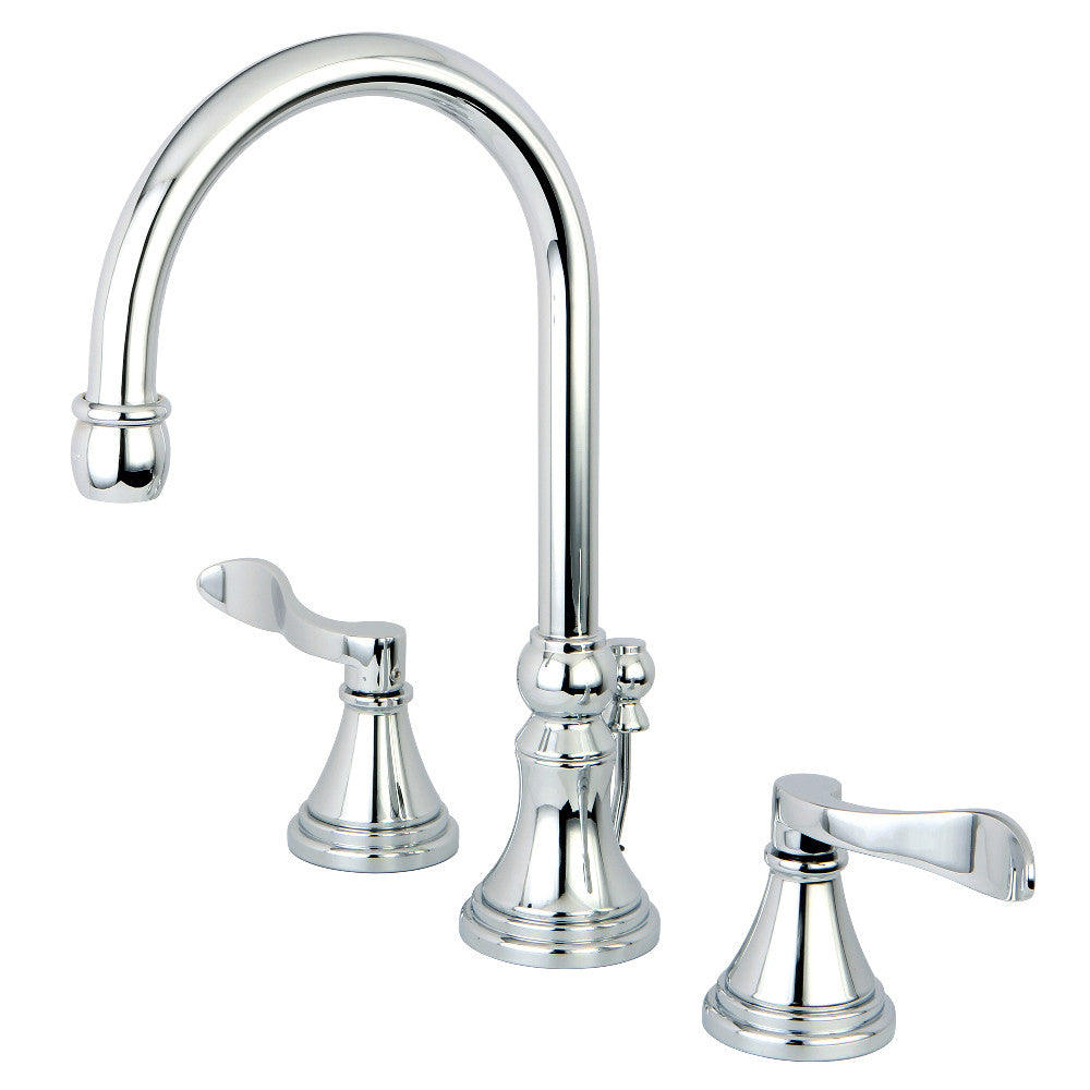 NuFrench Widespread Bathroom Faucet in Polished Chrome