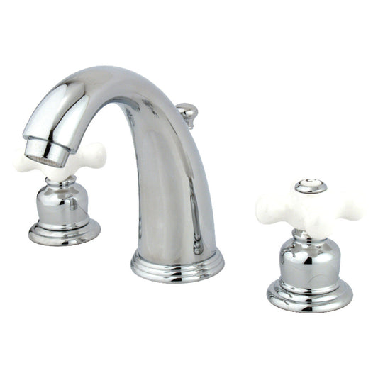 Victorian Widespread Bathroom Faucet in Polished Chrome