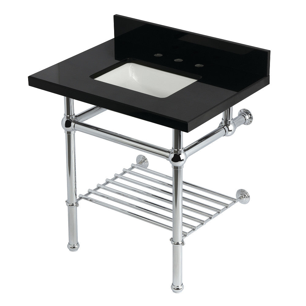 Templeton 30 Inch Console Sink in Polished Chrome