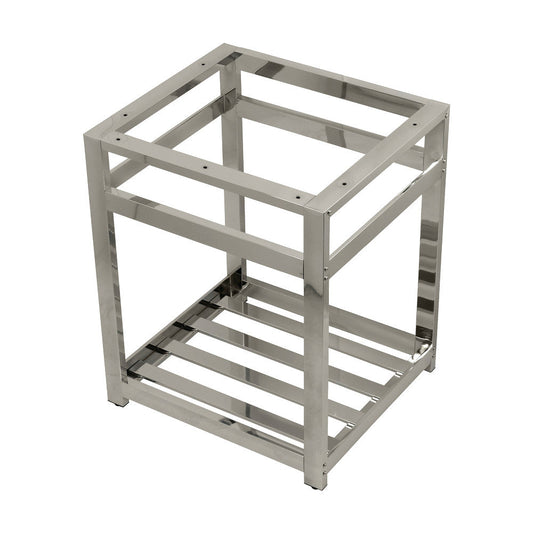 Kingston Commercial 25 Inch Console Sink in Polished Nickel