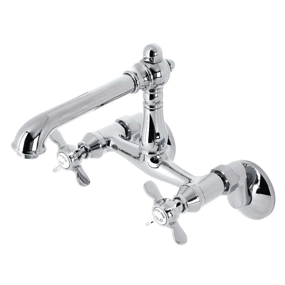 Essex Wall Mount Kitchen Faucet in Polished Chrome