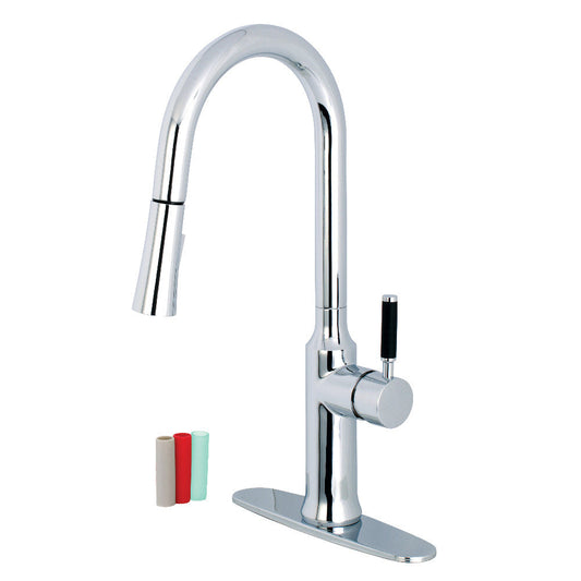 Kaiser Pull-Down Kitchen Faucet in Polished Chrome