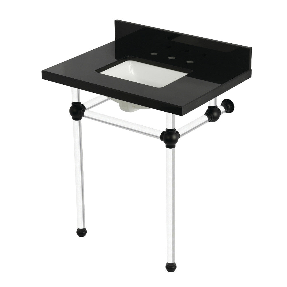 Templeton 30 Inch Console Sink in Black