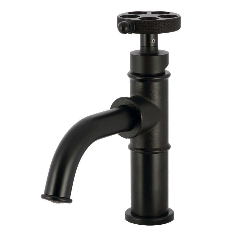 Webb Single-Hole Bathroom Faucet in Matte Black