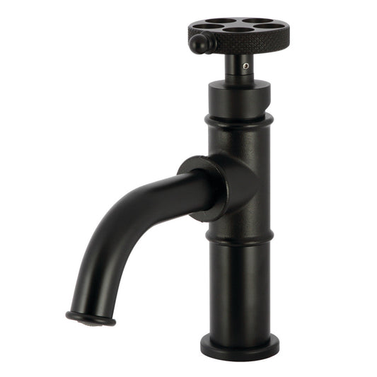 Webb Single-Hole Bathroom Faucet in Matte Black